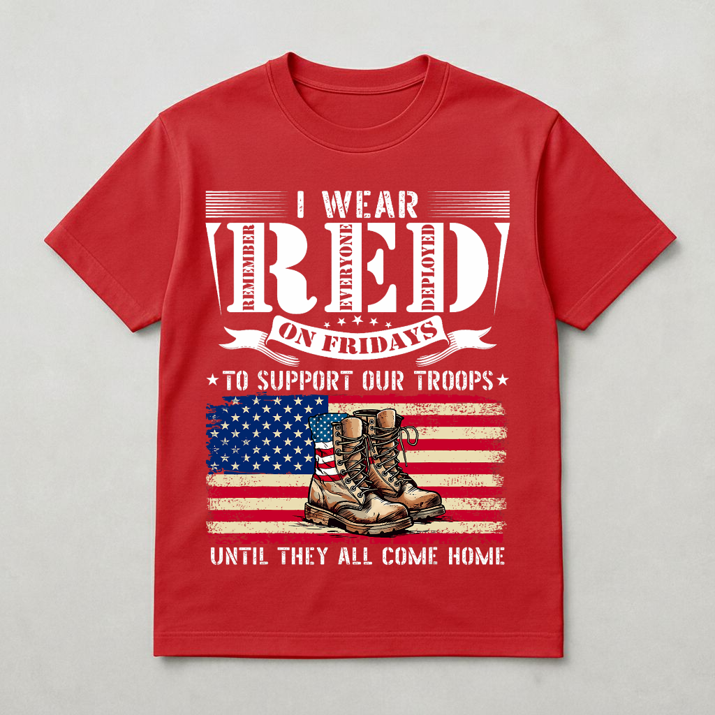 I wear RED