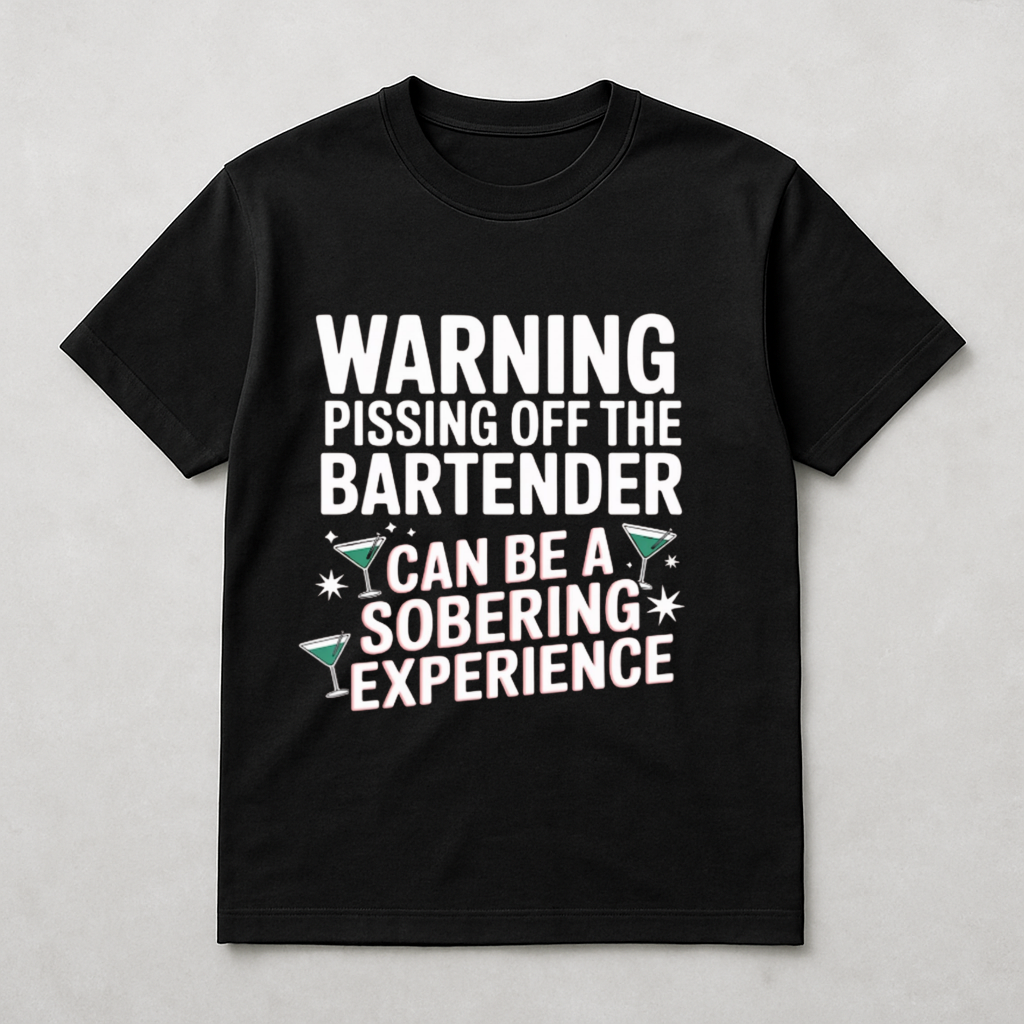Warning Pissing Off the Bartender