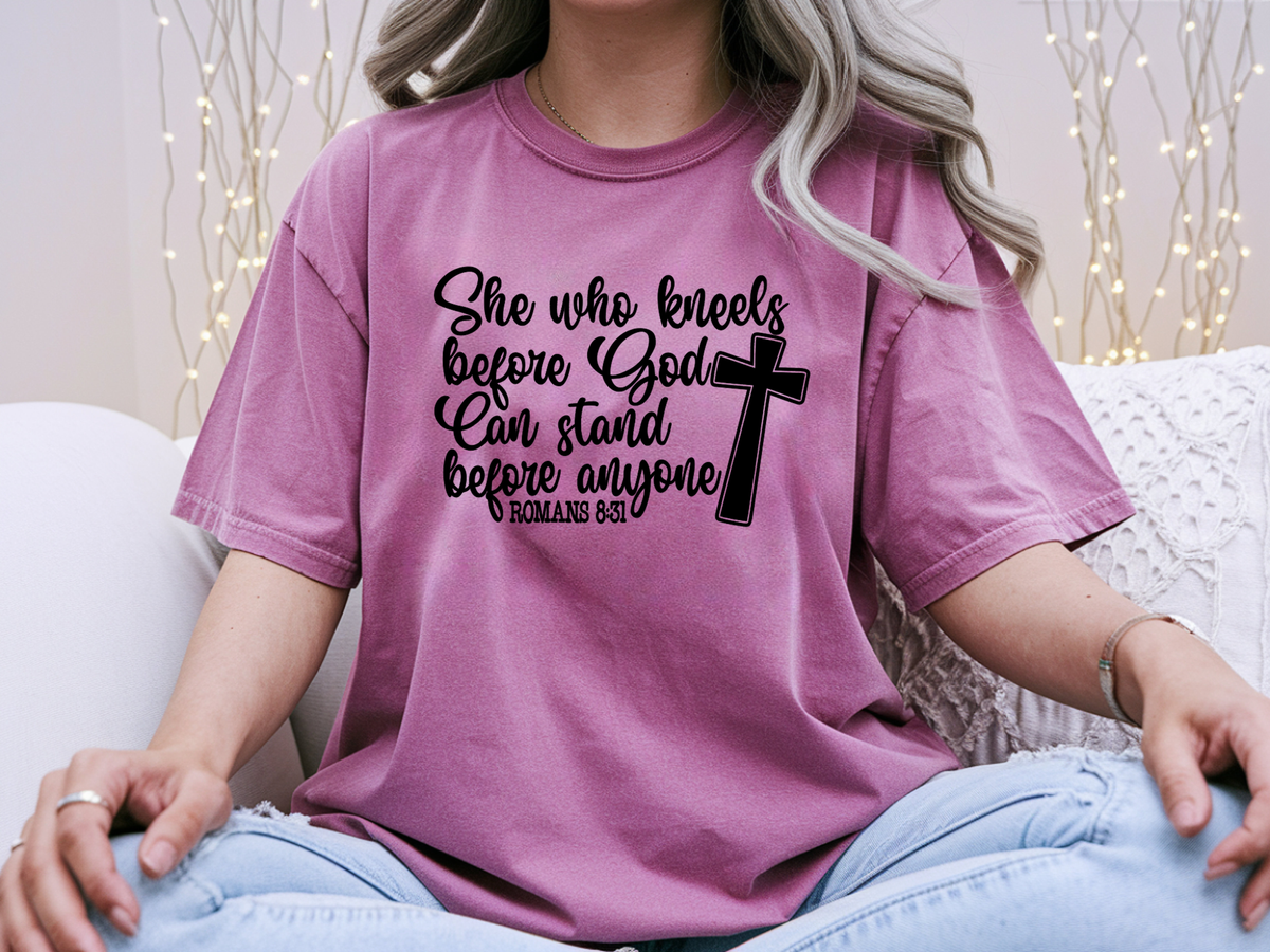 She who kneels