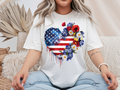 Red White & Blue Heart T-Shirt